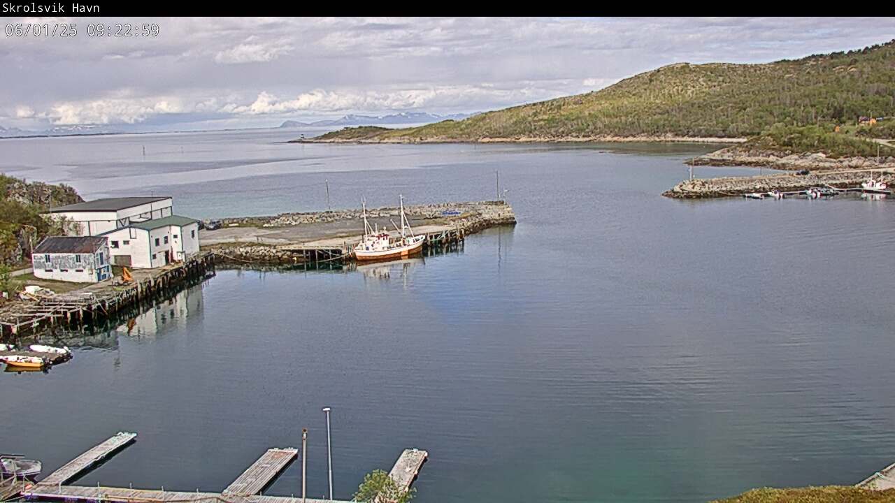 Webcam Skrolsvik, Tranøy, Troms, Norwegen